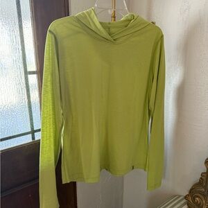 Stio Green Women's Long Sleeve Hooded Top